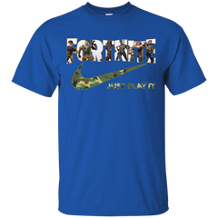 Fortnite Nike Camo Just Play It Shirts Cotton T-Shirt - The White Eagles