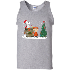Cleveland Browns Snoopy The Peanuts Ugly Christmas Sweater  Super Bowl Tank Top - The White Eagles