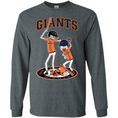 San Francisco Giants Baseball Rick And Morty LS Cotton T-Shirt - The White Eagles