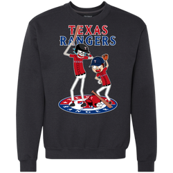 Texas Rangers Baseball Rick And Morty Sweatshirt - The White Eagles