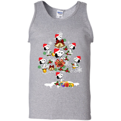 Christmas Is Coming Snoopy The Peanuts Movies Santa Claus Ugly Christmas Sweater Tank Top - The White Eagles