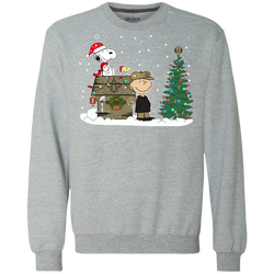 New Orleans Saints Snoopy The Peanuts Ugly Christmas Sweater  Super Bowl Sweatshirt - The White Eagles