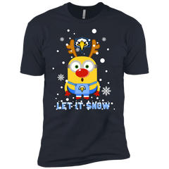 Minion Morehead State Eagles Ugly Christmas Sweaters Let It Snow Men's Sleeve Shirt - The White Eagles