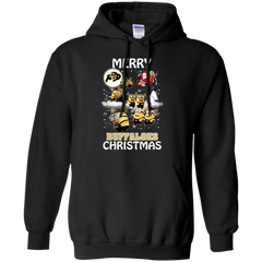 Colorado Buffaloes Ugly Christmas Sweaters Minions Santa Claus Merry Christmas Hoodie - The White Eagles