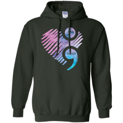 You Matter Don't Let Your Story End Semicolon Shirt Hoodie - The White Eagles