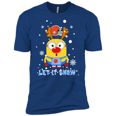 Minion Cleveland Browns Ugly Christmas Sweaters Let It Snow Men's Sleeve Shirt - The White Eagles