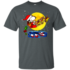 Snoopy Santa Claus Christmas The Peanuts Movie Cotton T-Shirt - The White Eagles
