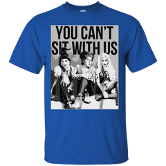 You Can't Sit With Us Hocus Horror Halloween Shirt Cotton T-Shirt - The White Eagles