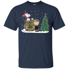 New Orleans Saints Snoopy The Peanuts Ugly Christmas Sweater  Super Bowl Cotton T-Shirt - The White Eagles
