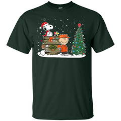 Cleveland Browns Snoopy The Peanuts Ugly Christmas Sweater  Super Bowl Cotton T-Shirt - The White Eagles