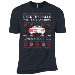 Deck The Halls With Salt And Iron Ugly Christmas Sweater Men's Sleeve Shirt - The White Eagles