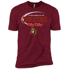 Dilly Dilly A True Friend Of The Ottawa Senators Men's Sleeve Shirt - The White Eagles