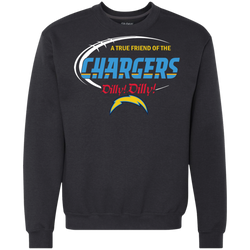 Dilly Dilly Los Angeles Chargers A True Friend Of The Chargers Sweatshirt - The White Eagles