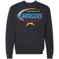 Dilly Dilly Los Angeles Chargers A True Friend Of The Chargers Sweatshirt - The White Eagles