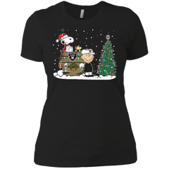 Oakland Raiders Snoopy The Peanuts Ugly Christmas Sweater  Super Bowl Ladies' Shirt - The White Eagles