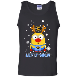 Minion Grambling State Tigers Ugly Christmas Sweaters Let It Snow Tank Top - The White Eagles