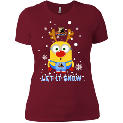 Minion Morgan State Bears Ugly Christmas Sweaters Let It Snow Ladies' Shirt - The White Eagles