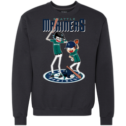 Seattle Mariners Baseball Rick And Morty Sweatshirt - The White Eagles