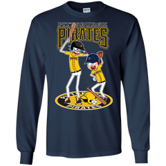 Pittsburgh Pirates Baseball Rick And Morty LS Cotton T-Shirt - The White Eagles