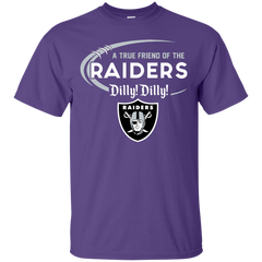 Dilly Dilly Raiders A True Friend Of The Raiders Cotton T-Shirt - The White Eagles