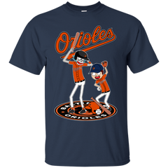 Baltimore Orioles Baseball Rick And Morty Cotton T-Shirt - The White Eagles