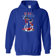 Texas Rangers Baseball Rick And Morty Hoodie - The White Eagles