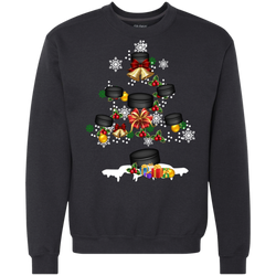 Christmas Is Coming Hockey Santa Claus Ugly Christmas Sweater Sweatshirt - The White Eagles