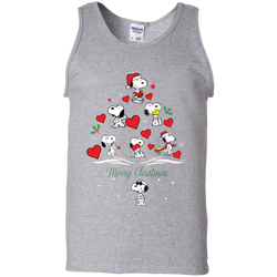 Snoopy Merry Christmas The Peanuts Movie Tank Top - The White Eagles