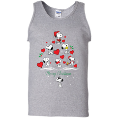 Snoopy Merry Christmas The Peanuts Movie Tank Top - The White Eagles