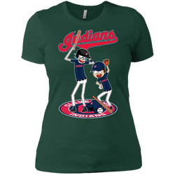 Cleveland Indians Baseball Rick And Morty Ladies' Shirt - The White Eagles