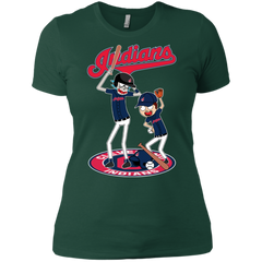 Cleveland Indians Baseball Rick And Morty Ladies' Shirt - The White Eagles