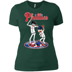 Philadelphia Phillies Baseball Rick And Morty Ladies' Shirt - The White Eagles