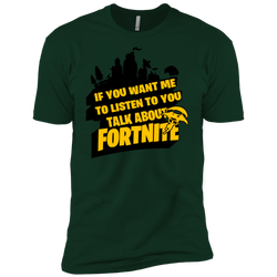 Fortnite If You Want Me To Listen To You Men's Sleeve Shirt - The White Eagles