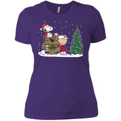 Arizona Cardinals Snoopy The Peanuts Movie Christmas Football Super Bowl Ladies' Shirt - The White Eagles