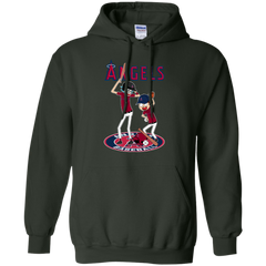 Los Angeles Angels Baseball Rick And Morty Hoodie - The White Eagles