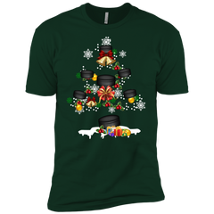 Christmas Is Coming Hockey Santa Claus Ugly Christmas Sweater Men's Sleeve Shirt - The White Eagles