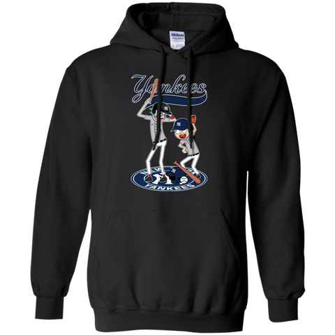 New York Yankees Baseball Rick And Morty Hoodie - The White Eagles