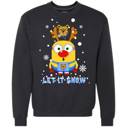 Minion North Carolina A&t Aggies Ugly Christmas Sweaters Let It Snow Sweatshirt - The White Eagles