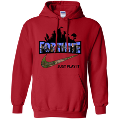 Fortnite Just Play It Nike Logo Hoodie - The White Eagles