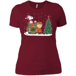 Cleveland Browns Snoopy The Peanuts Ugly Christmas Sweater  Super Bowl Ladies' Shirt - The White Eagles