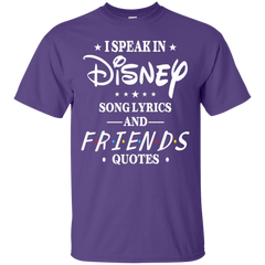 Disney Song Lyrics And Friends Quotes Shirt Cotton T-Shirt - The White Eagles