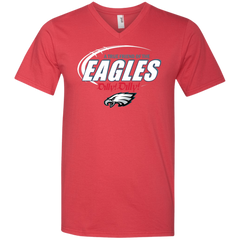 Nfl Dilly Dilly Philadelphia Eagles A True Friend Of The Eagles Men's V-Neck T-Shirt - The White Eagles