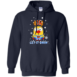 Minion Cincinnati Bengals Ugly Christmas Sweaters Let It Snow Hoodie - The White Eagles