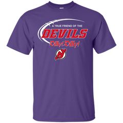 Dilly Dilly A True Friend Of The New Jersey Devils Cotton T-Shirt - The White Eagles