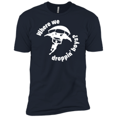 Fortnite Where We Droppin Men's Sleeve Shirt - The White Eagles