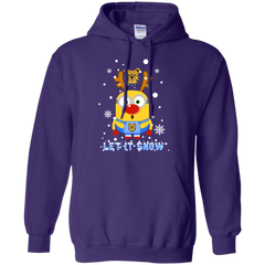 Minion North Carolina A&t Aggies Ugly Christmas Sweaters Let It Snow Hoodie - The White Eagles