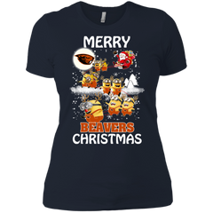 Oregon State Beavers Ugly Christmas Sweaters Minions Santa Claus Merry Christmas Ladies' Shirt - The White Eagles