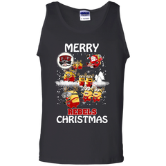 Christmas Sweaters Minions Santa Claus Merry Christmas Tank Top - The White Eagles