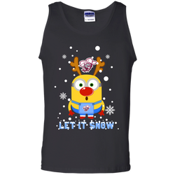 Minion Eastern Kentucky Colonels Ugly Christmas Sweaters Let It Snow Tank Top - The White Eagles