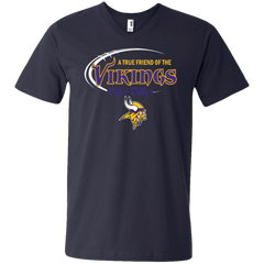 Dilly Dilly Minnesota Vikings A True Friend Of The Vikings Men's V-Neck T-Shirt - The White Eagles